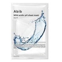 ABIB Švelniai rūgštus pH lakštinis veido kaukė Aqua Fit 1 vnt. white