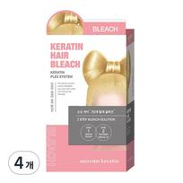 Moremo Keratin Hair Bleach Decolorizer 80g, 4 packs beige