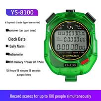 YS Waterproof Multi-Track Stopwatch Timer black
