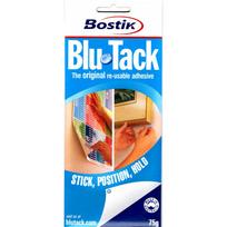 Bostik Blu Tack daugkartiniai klijai 75g (Dėžutė po 10)