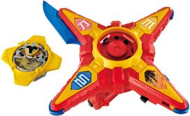 Shuriken Sentai Ninja Attack Karakurihengen Ninninger Trijų pakopų yellow