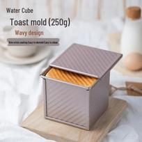 Chefmade Non-stick Corrugated Slide-Lid Loaf Pan gray