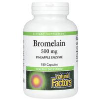 Bromelainas, 500 mg, 180 kapsulių