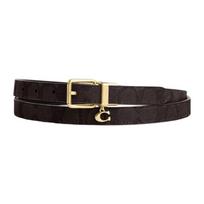 COACH moteriškas dvipusis diržas su sagtimi 18mm black