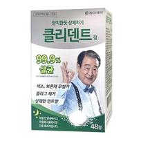 Dong-A Pharmaceutical Clident tabletinis protezų valiklis, 48 ​​tabletės, 1 vnt white