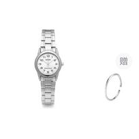 CASIO Moteriškas sidabrinis DRESS laikrodis LTP-V001D-7BUDF- Silver Strap gray