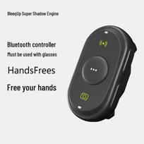 BleeqUp Ranger AI Sports Glasses Bluetooth Controller gray