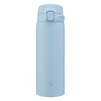 Zojirushi Seamless Spout One-Touch Mug Bottle SU-BA48-AM Powder Blue gray