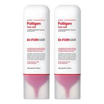 DR.FORHAIR Intensyvus galvos odos priežiūros tirpalas, 2 vnt. specialus rinkinys (Jūros druska 300ml + 300ml) Intensive scalp care 2-piece special set white