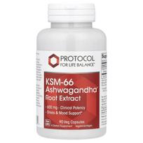 Protocol for Life Balance, KSM-66 Ashwagandha® Root Extract, 600mg, 90 Veggie Capsules