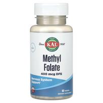 Metil Folatas, 400 mcg, 90 tablečių