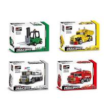 Deul Biscyto Full Back Full Bag Mini Lego Compatible Block 4 Set 22031-22034 gray