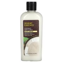 Dykumos esencija, Soft Curl plaukų kremas, kokosas, 6,4 fl uncijos (190 ml) white
