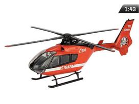 Model 1:43, Helikopter Straż EC-135, czerwony 1