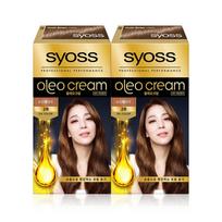 Syos Oleo Cream 2B Hair Dye, 2B Nude Beige, 2 pcs. black