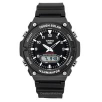 Casio G-Shock Analoginis Skaitmeninis Dervos Dirželis Juodas Ciferblatas Saulės energija AQ-S820W-1AV 100M Vyriškas Laikrodis juoda