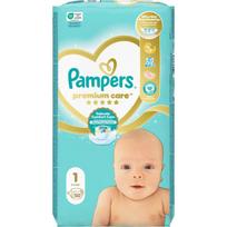 Pampers Premium Care Size 1 vienkartinės sauskelnės 2-5 kg 50 vnt.