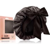 BrushArt Hair Adjustable Satin Bonnet turbanas plaukams Chocolate Brown 1 vnt.