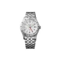 SEIKO 100 metrų atsparumo vandeniui Automatinis vyriškas laikrodis baltas ciferblatas SBSC009 mėlyna