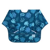 Bumkins baby long-sleeved bib 041545, Blue Tropic, 1 piece, 1 piece blue