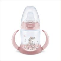 NUK Learner Bottle Bambi 150ml From 6 Months Onwards With Temperature Indicator Plastic FDNK10743071B white