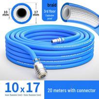 Jundingying High-Pressure Reinforced Air Compressor Hose blue