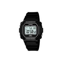 Casio 50M Waterproof Quartz Movement Resin Strap Watch Unisex Watches Blue F-108WH-1A Random Watch Box,Black Watch Case black