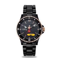 Disney Unisex peliuko Mikio veikėjų laikrodis OW6101BK black