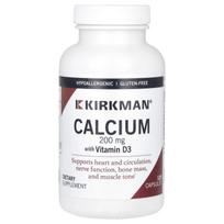 Kirkman Labs, Calcium with Vitamin D3, 200 mg, 120 capsules