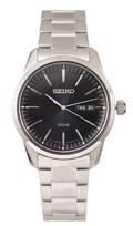 SEIKO laikrodis Solar SNE527P1 SEIKO SOLAR juodas ciferblatas [Seiko] vyriškas [prekė] black
