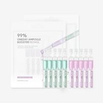 [10-Pack] 99% One-Day Booster Ampoule (Retinol or PDRN) PDRN (5-pack), 2 packs white