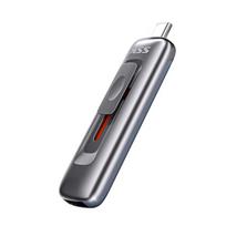 SSK HY-SA002 256GB USB 3.2 Type-C Dual-Head SSD U-Disk gray