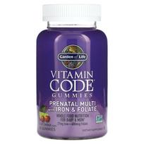 „Gyvenimo sodas“, „Vitamin Code“ guminukai, „Prenatal Multi“ su geležimi ir folio rūgštimi, vyšnių limonado skonio, 90 guminukų