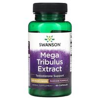 Swanson, Mega Tribulus ekstraktas, 250 mg, 60 kapsulių