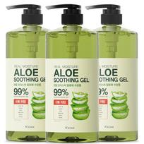 Asome 99% Aloe Vera Aloe Soothing Gel Didelės talpos drėkinamasis kremas 1000ml, 3 vnt. beige
