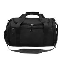 Wet/Dry Separation Travel & Gym Duffel Bag 36-55L juoda