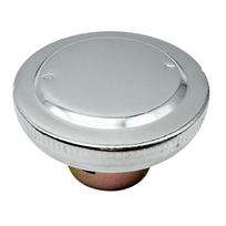 Saki Masa Keyless Fuel Cap for Chaly C90 Compatible Part & Monkey, Cub, Dax, C50, C70, (Silver) - Replacement/Custom gray