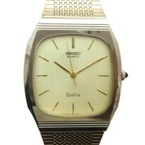 Seiko SEIKO Dolce Quartz Watch NASG Super Hard Gold Color 5931-5450 (Nasuk Alloy) GY11 /MQ Men's beige