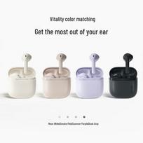Edifier Zero Air Wireless Semi-In-Ear Bluetooth Earbuds rožinės rožinės spalvos