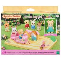Sylvanian Family Sylvanian Baby Train Play Figure, 1 piece, Korean popular toys black