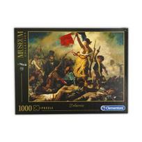 Korėjos stalo žaidimai Garsių paveikslų kolekcija Laisvės deivė veda žmones Dėlionė C39549, Įvairios spalvos, 1000 detalių dėlionė beige