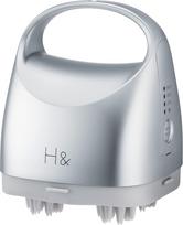 H& Ash and Electric Scalp Brush, Head Spa, 3 Speed Settings, Bathroom Use, Scalp Care, Gift, Unisex white