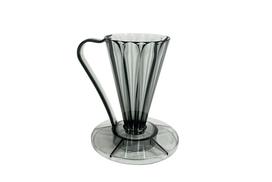 CAFEC gėlių lašintuvas DEEP27 (FDD-27CB 1 puodelis skaidrus juodas) gray