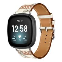 Originalios odos dirželis Fitbit Versa 4 3 Versa Lite juostai Išmaniojo laikrodžio apyrankė Fitbit Sense 2/1/Versa 2 1 Correa Laikrodžio dirželis Sagtis su kaištuku For Fibit Versa 3 brown