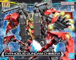 BANDAI SPIRITS HG Gundam Build Metaverse Typhoeus Gundam Chimera scale plastic model 1/144 color-coded red