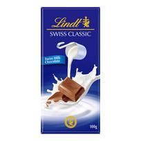 Lindt Klasikinis pieninio šokolado plytelė 100g blue