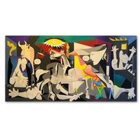 Garsusis Picasso paveikslas „Guernica“ atkartoja aliejinės tapybos meno plakatus, abstrakčiuosius modernistinius sienų paveikslus 60cm×120cm NoFrame