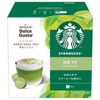 Starbucks Matcha Latte Nescafe Dolce Gusto Special Capsule 6 Pod 12P, Dėžutė, Puodeliai, beige