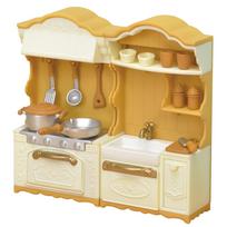 Sylvanian Families Baldai [Viryklė ir Kriauklė] Ka-420 brown