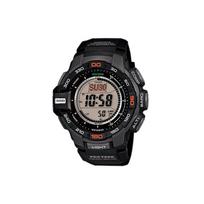 Casio Pro Trek Saulės energija Maitinamas Trigubo Sensoriaus Daugiafunkcis Skaitmeninis Sportinis Laikrodis Vyriški laikrodžiai Juodas PRG-270-1 Black Dial black